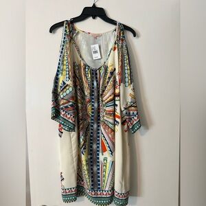 Gibson Latimer Multicolor Geometric Tunic